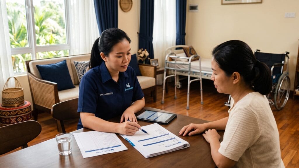 Who keeps everything organised when your parent is cared for at home?